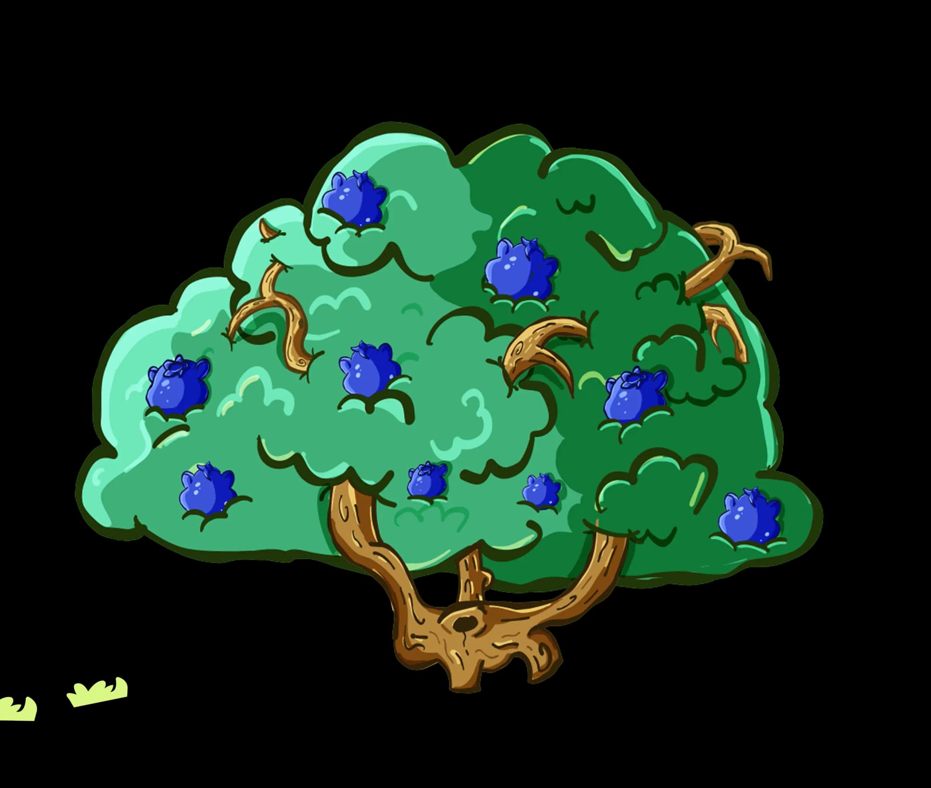 Happy Marmots Central Illustration