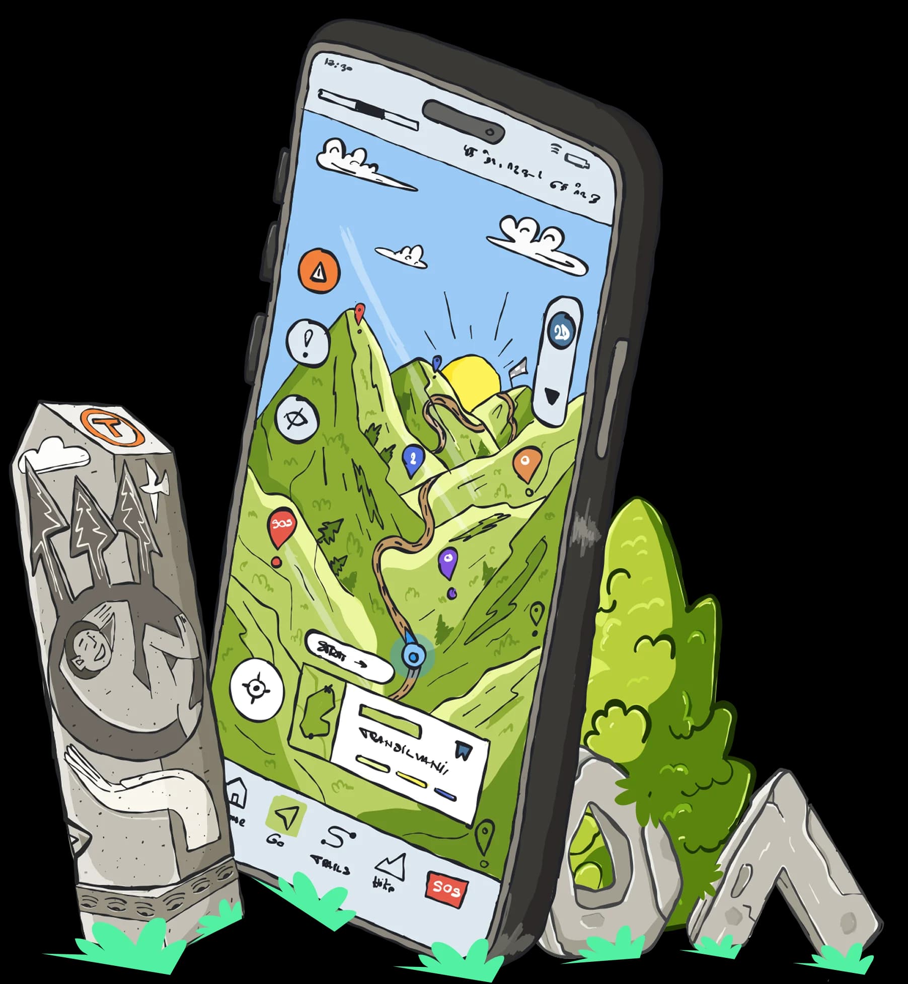 Get outside and touch grass